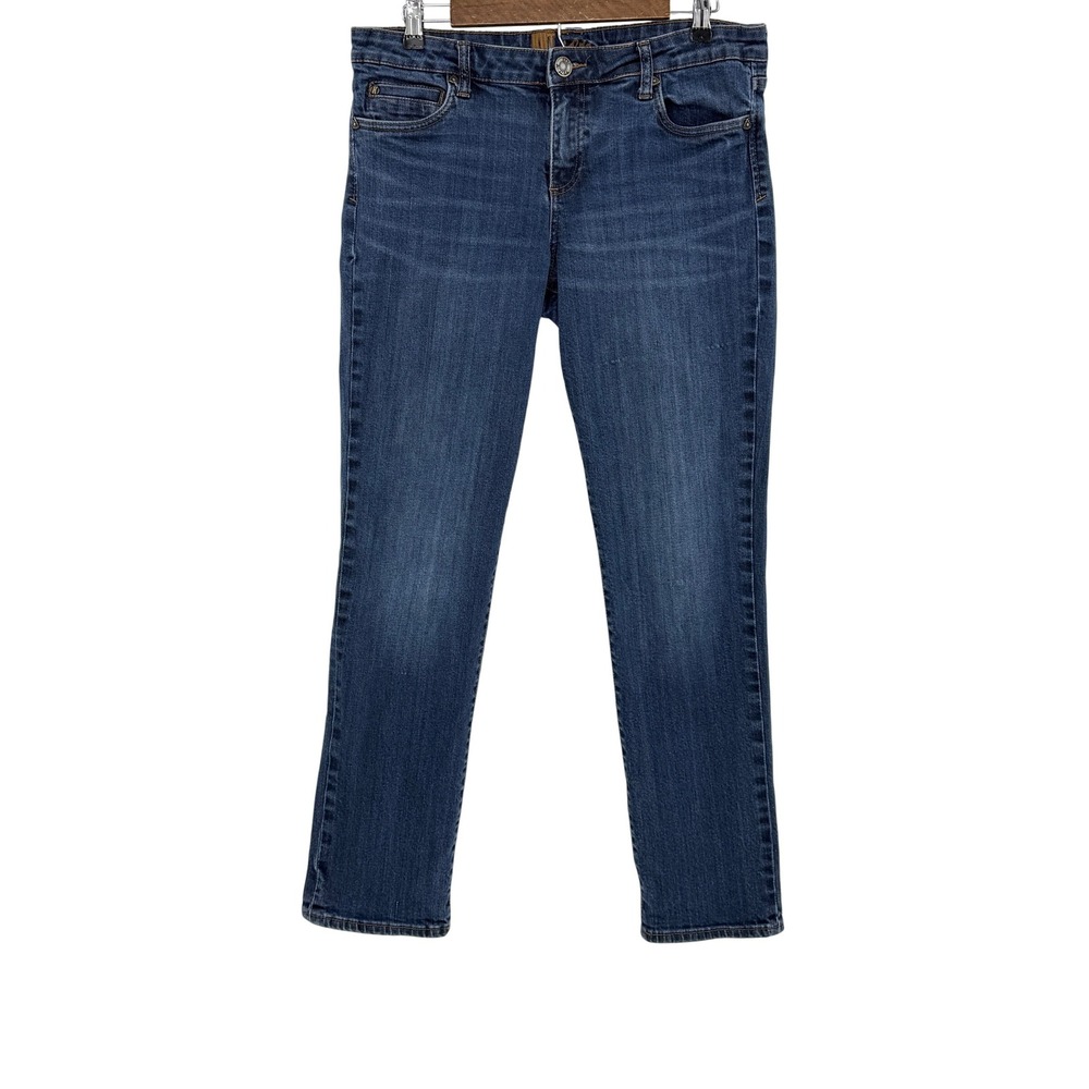 KUT from the Kloth Women's Jeans Dark Wash Straight‎ Leg Size 12 See Photos